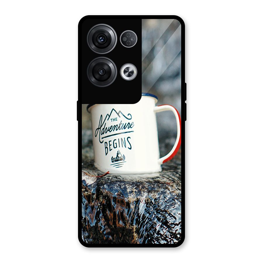 Adventure Begins Glass Back Case for Oppo Reno8 Pro 5G