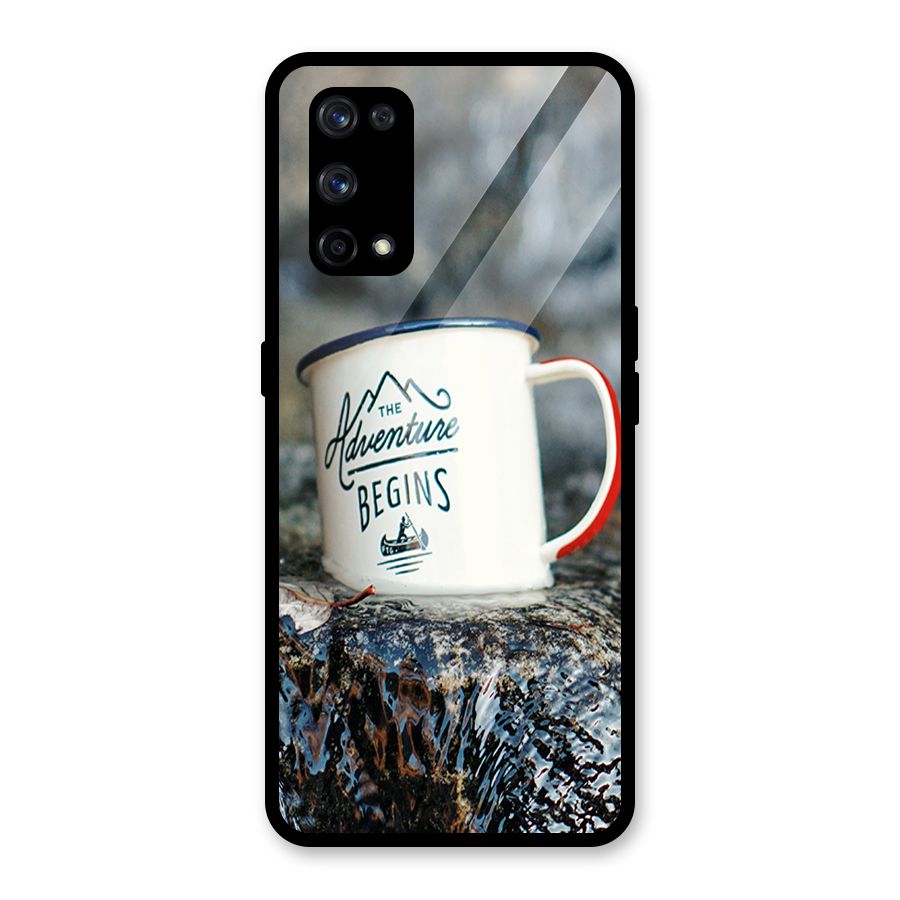 Adventure Begins Glass Back Case for Realme X7 Pro