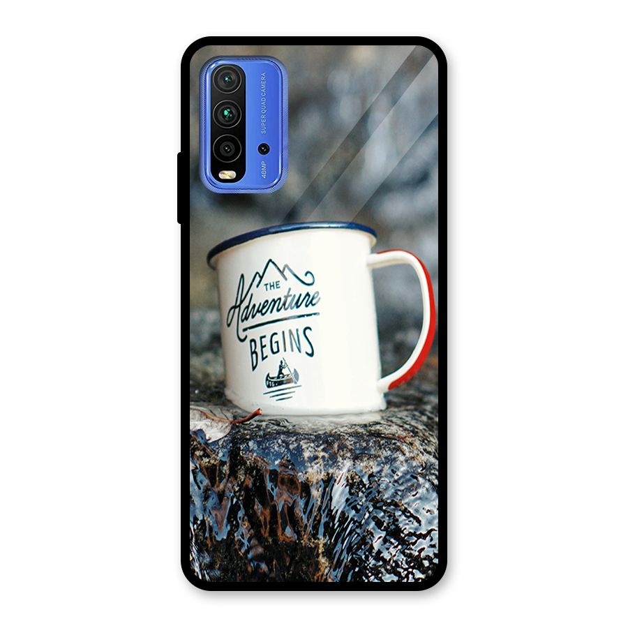 Adventure Begins Glass Back Case for Redmi 9 Power