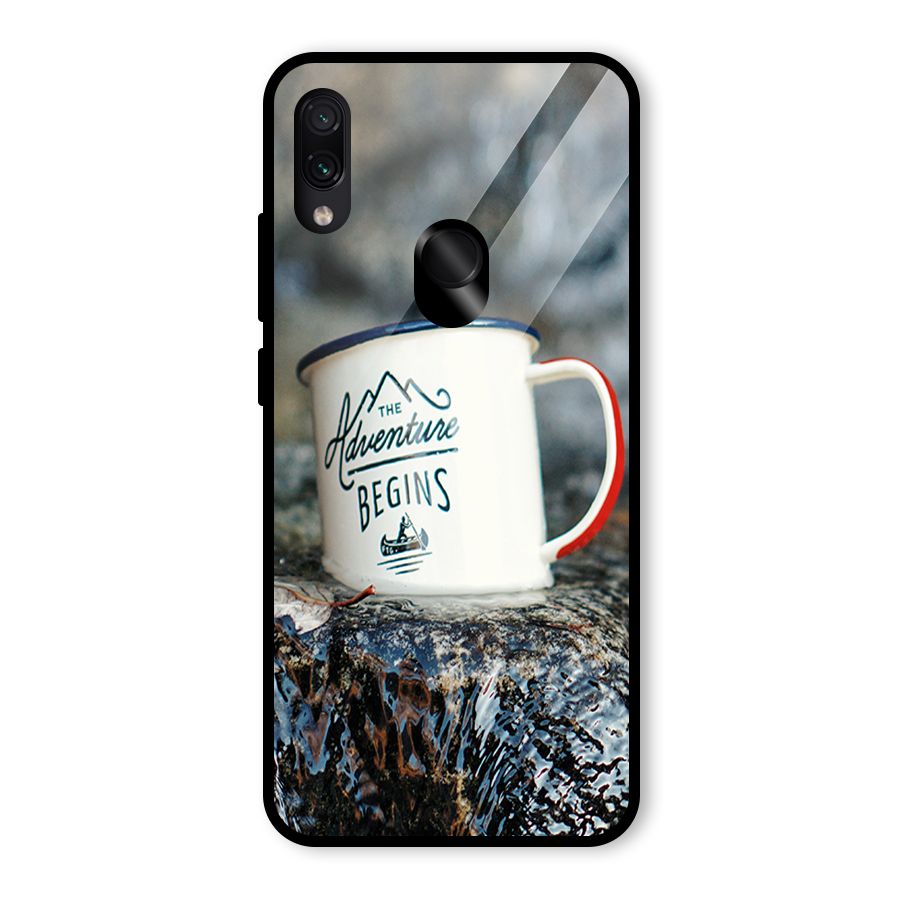 Adventure Begins Glass Back Case for Redmi Note 7 Pro