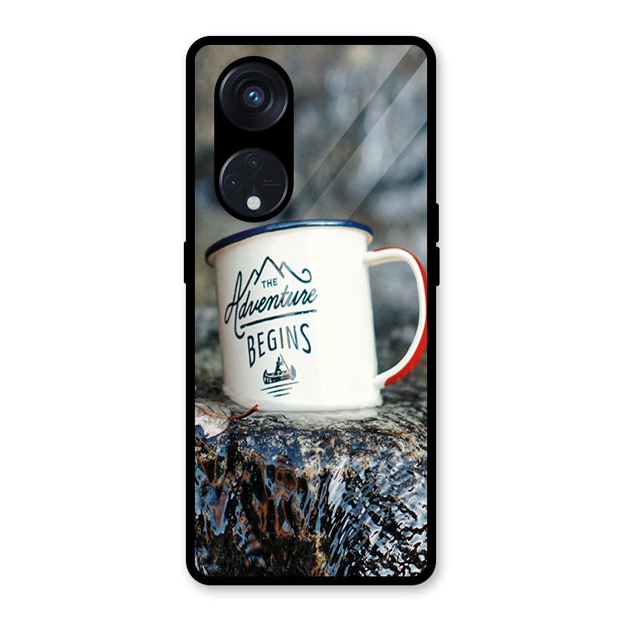 Adventure Begins Glass Back Case for Reno8 T 5G