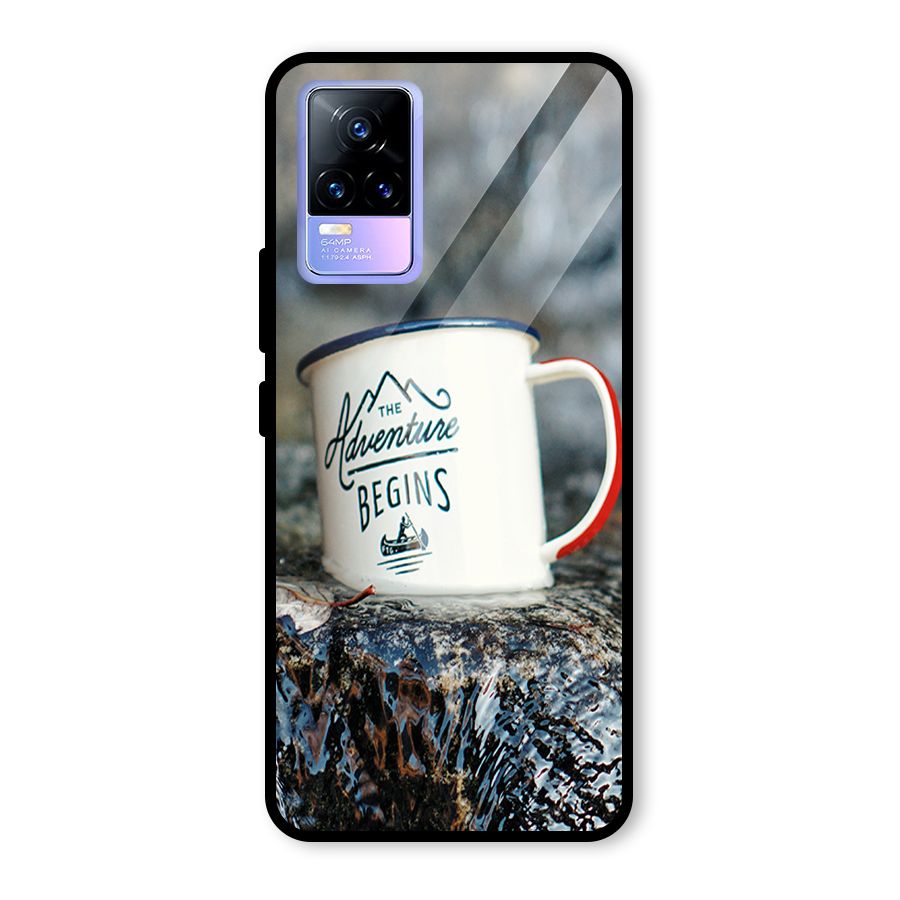 Adventure Begins Glass Back Case for Vivo Y73