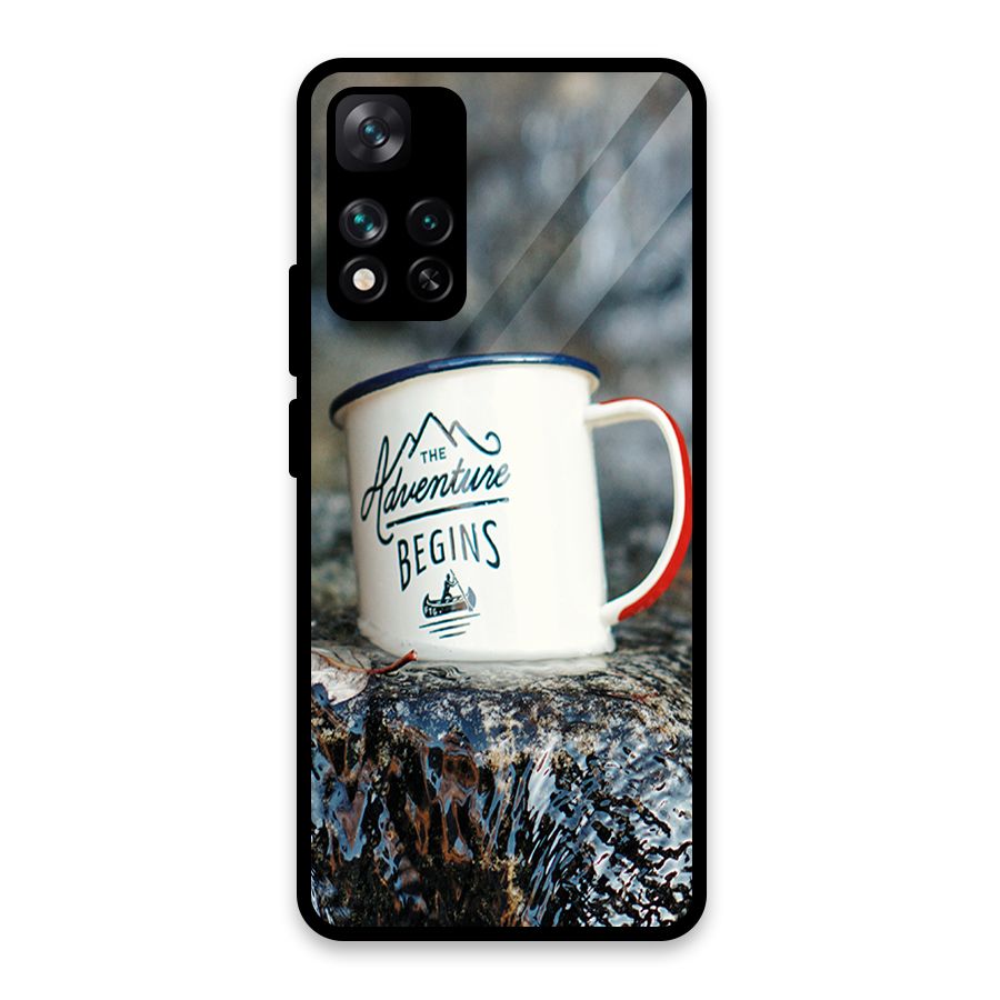 Adventure Begins Glass Back Case for Xiaomi 11i HyperCharge 5G