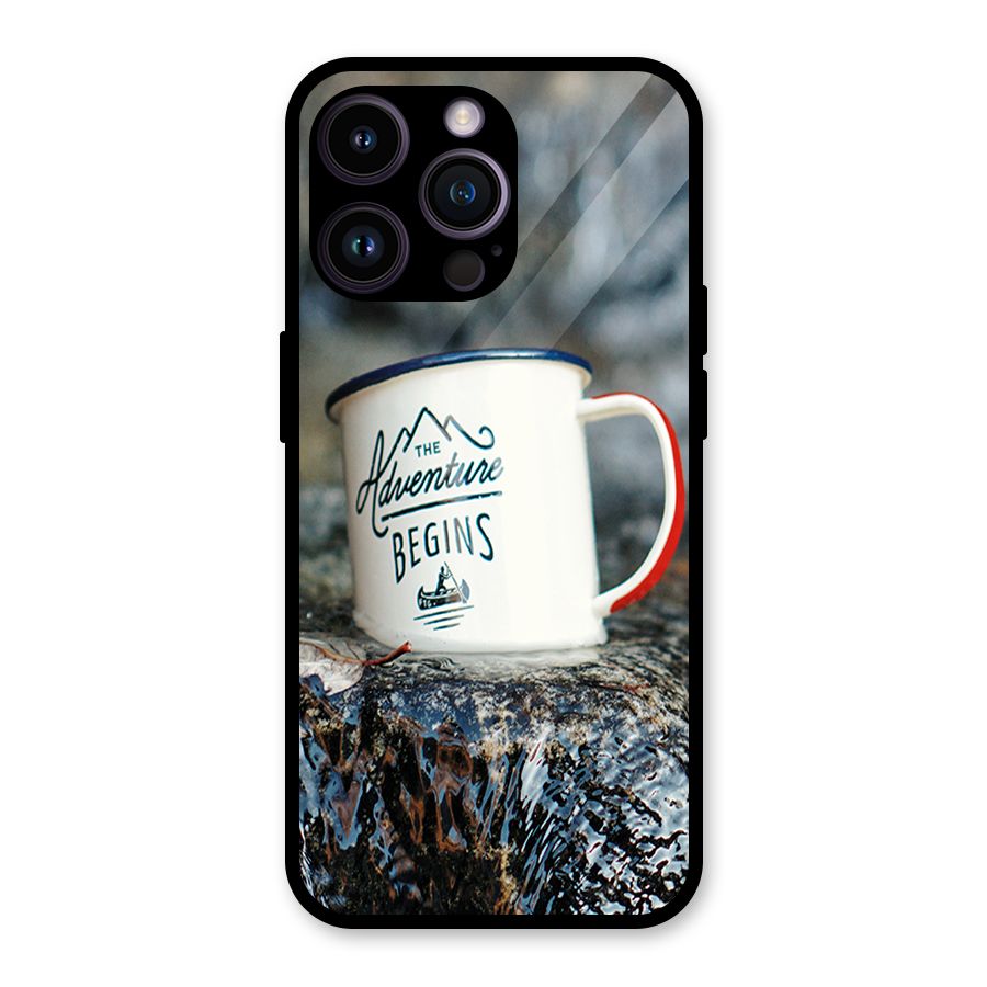 Adventure Begins Glass Back Case for iPhone 14 Pro Max