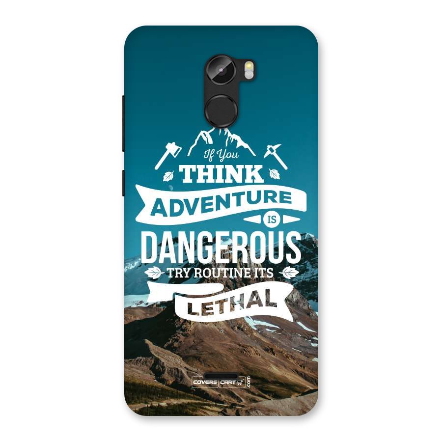Adventure Dangerous Lethal Back Case for Gionee X1