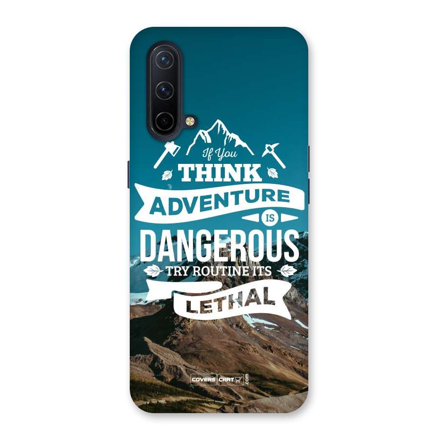 Adventure Dangerous Lethal Back Case for OnePlus Nord CE 5G