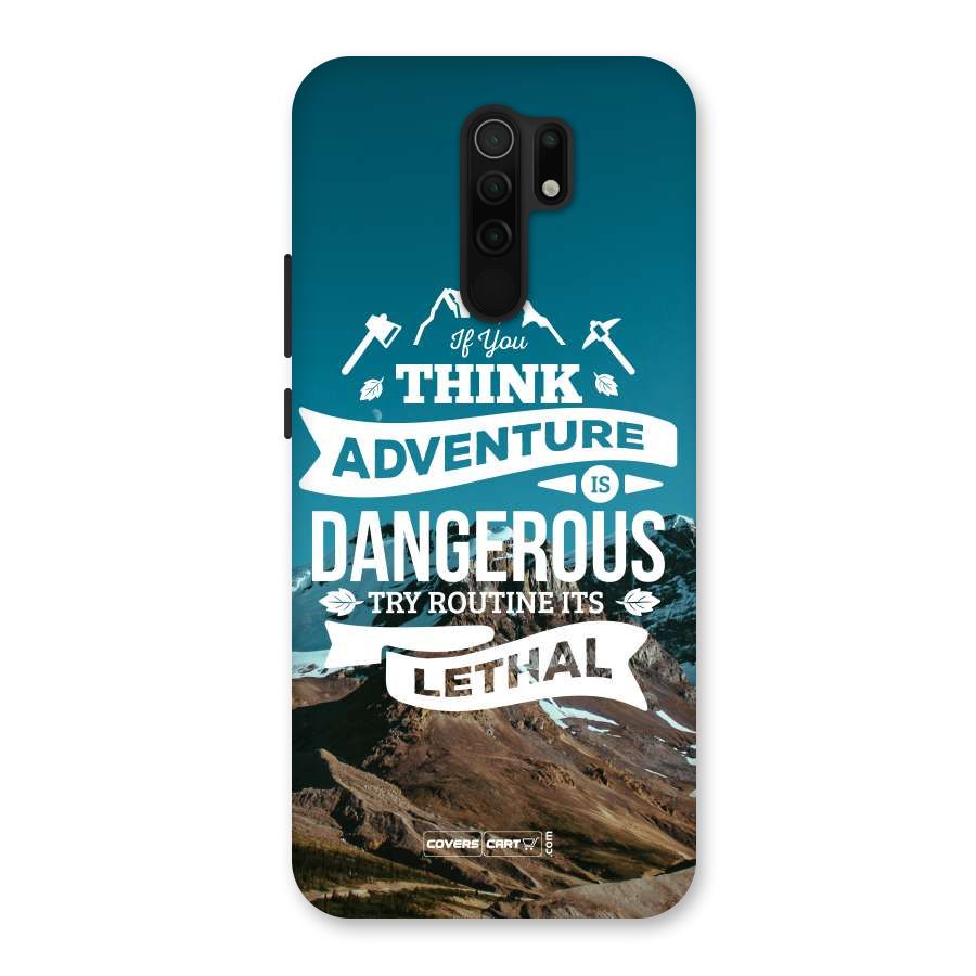 Adventure Dangerous Lethal Back Case for Poco M2