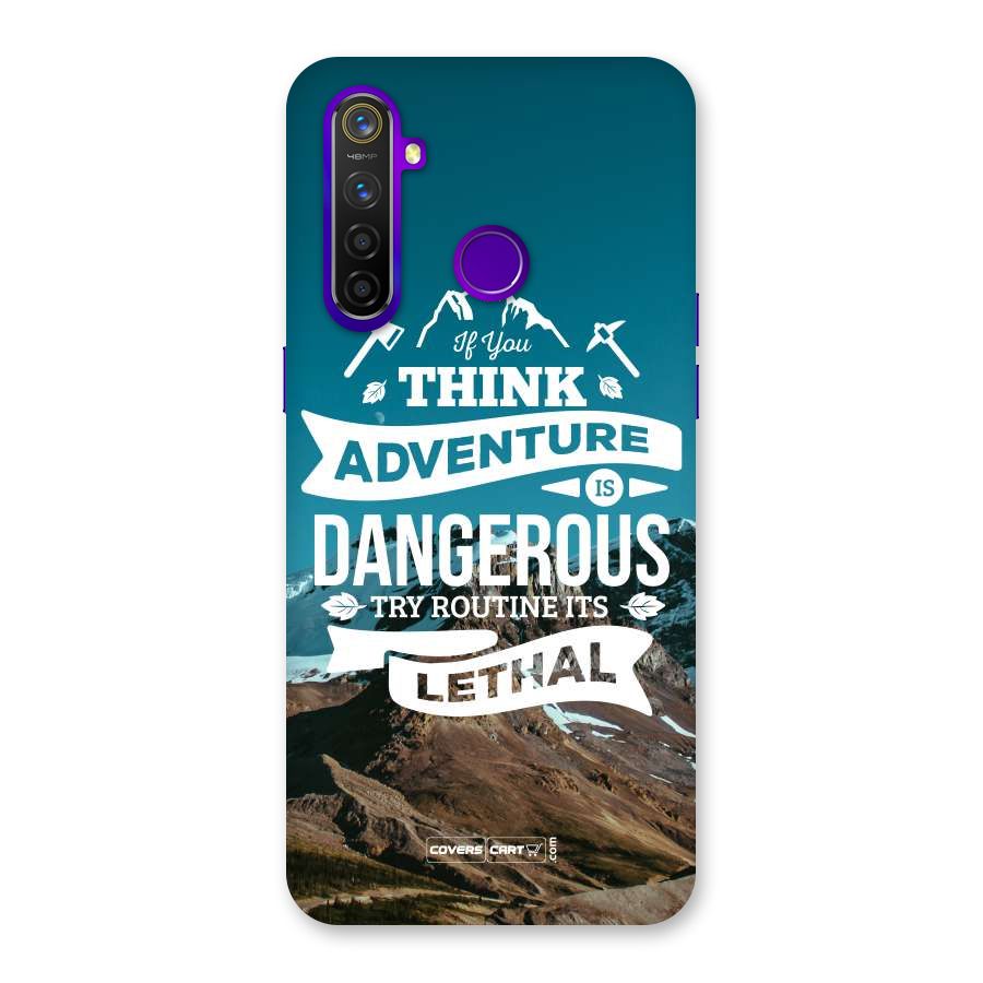 Adventure Dangerous Lethal Back Case for Realme 5 Pro