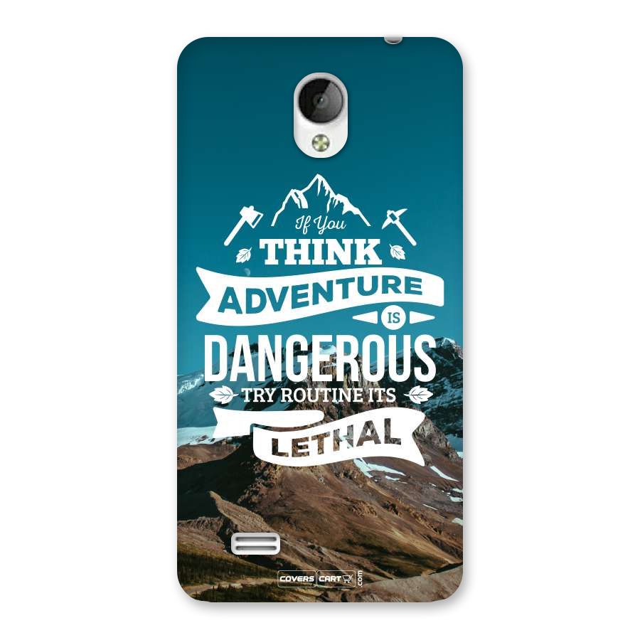 Adventure Dangerous Lethal Back Case for Vivo Y21