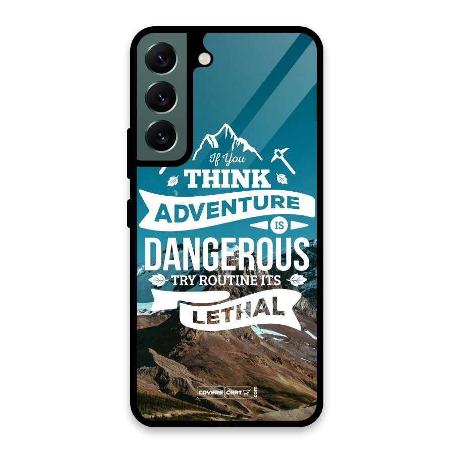 Adventure Dangerous Lethal Glass Back Case for Galaxy S22 5G
