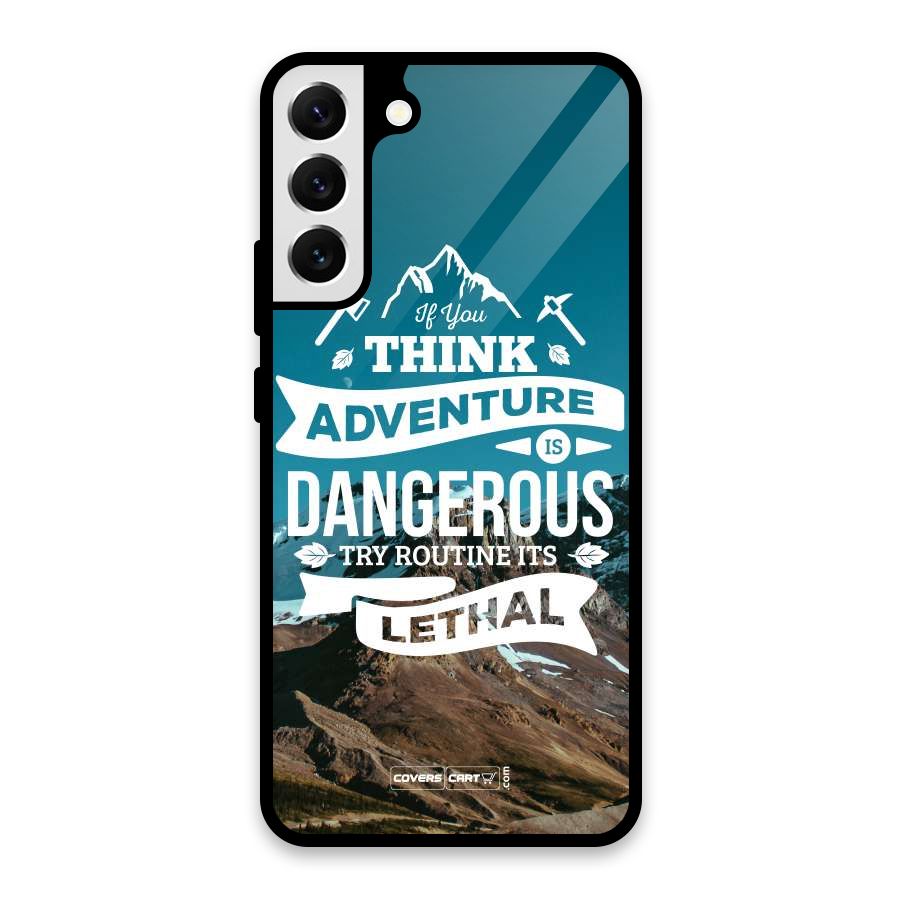 Adventure Dangerous Lethal Glass Back Case for Galaxy S22 Plus 5G