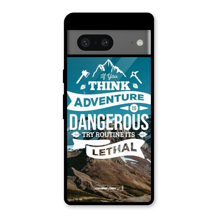 Adventure Dangerous Lethal Glass Back Case for Google Pixel 7