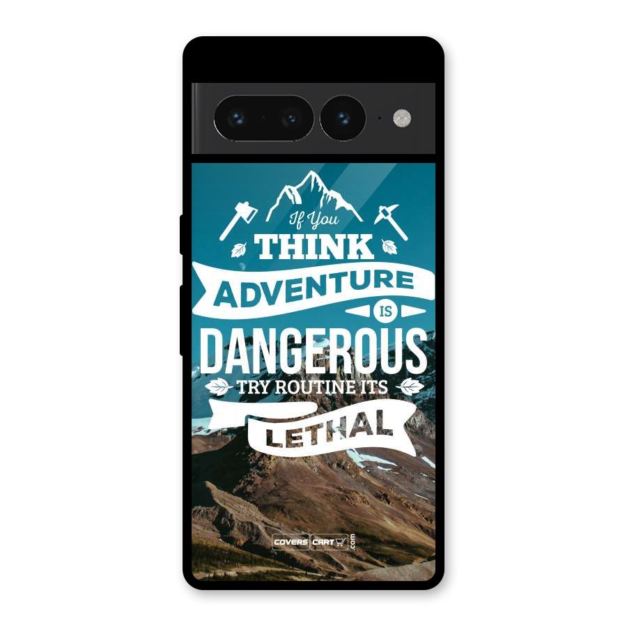Adventure Dangerous Lethal Glass Back Case for Google Pixel 7 Pro