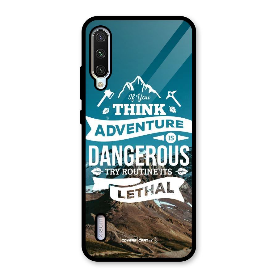 Adventure Dangerous Lethal Glass Back Case for Mi A3