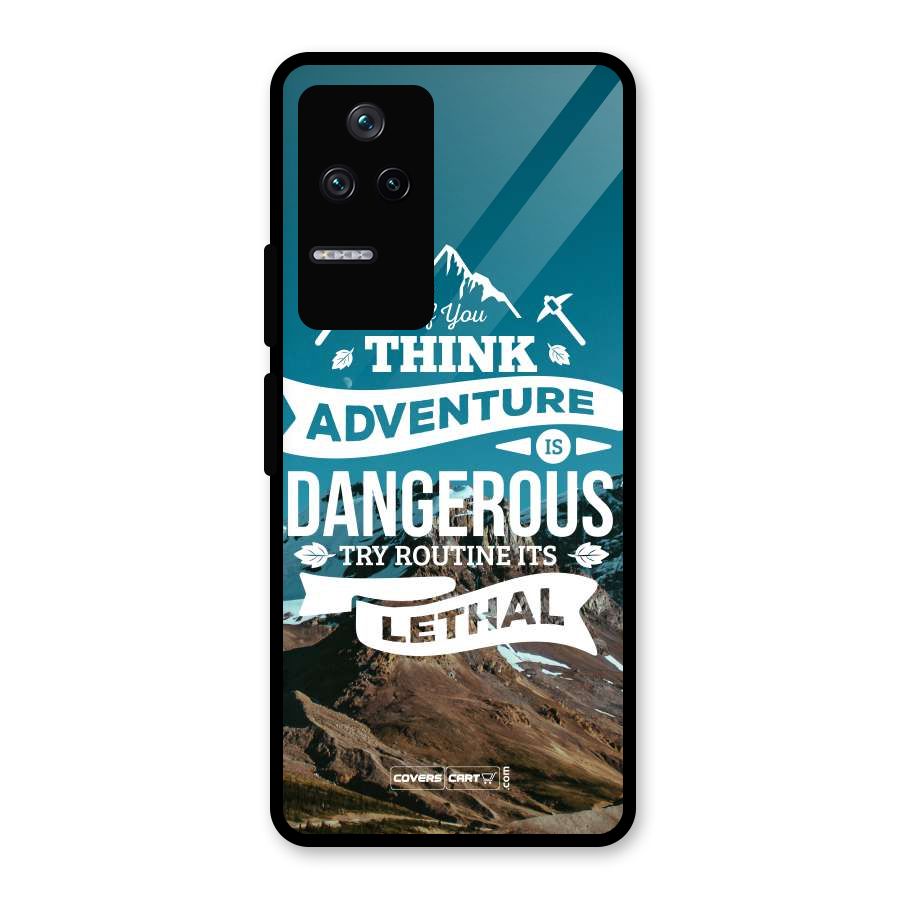 Adventure Dangerous Lethal Glass Back Case for Poco F4 5G