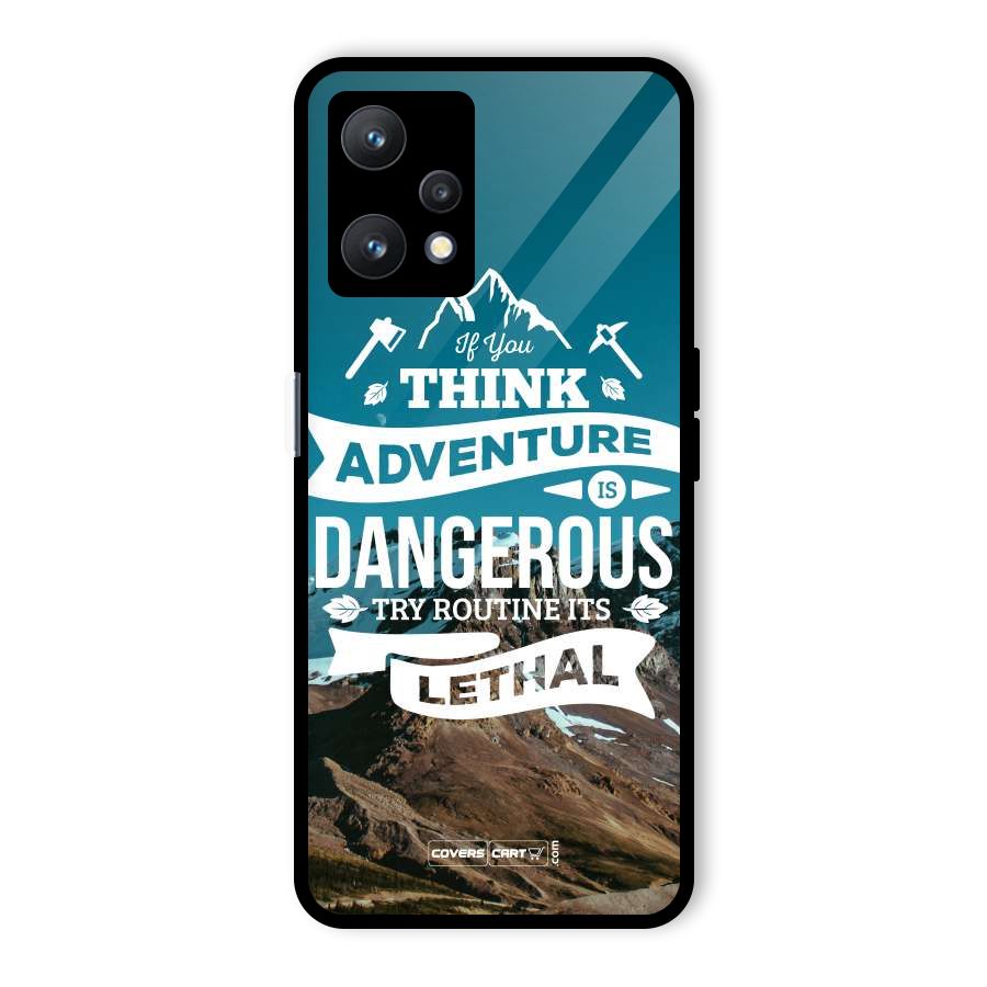 Adventure Dangerous Lethal Glass Back Case for Realme 9 Pro 5G
