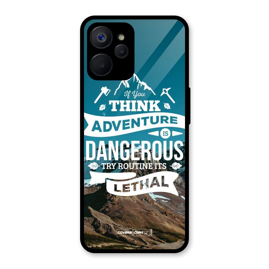 Adventure Dangerous Lethal Glass Back Case for Realme 9i 5G