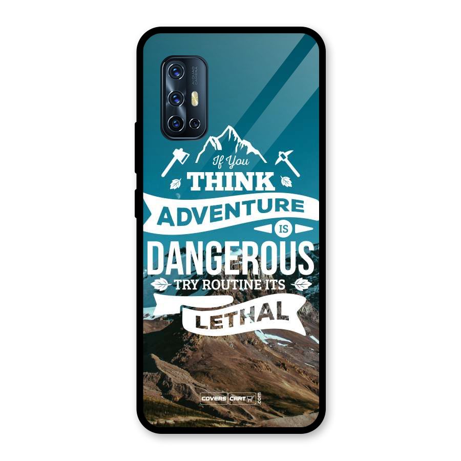 Adventure Dangerous Lethal Glass Back Case for Vivo V17