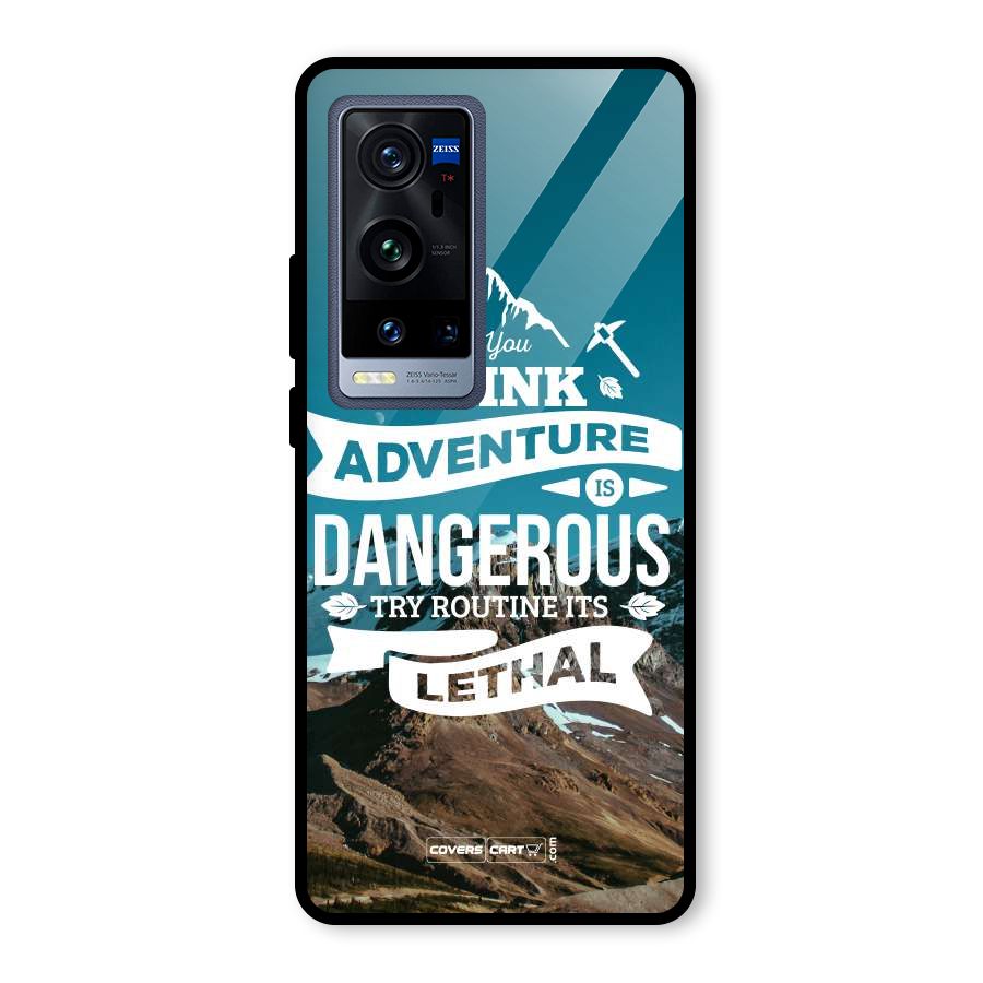Adventure Dangerous Lethal Glass Back Case for Vivo X60 Pro Plus