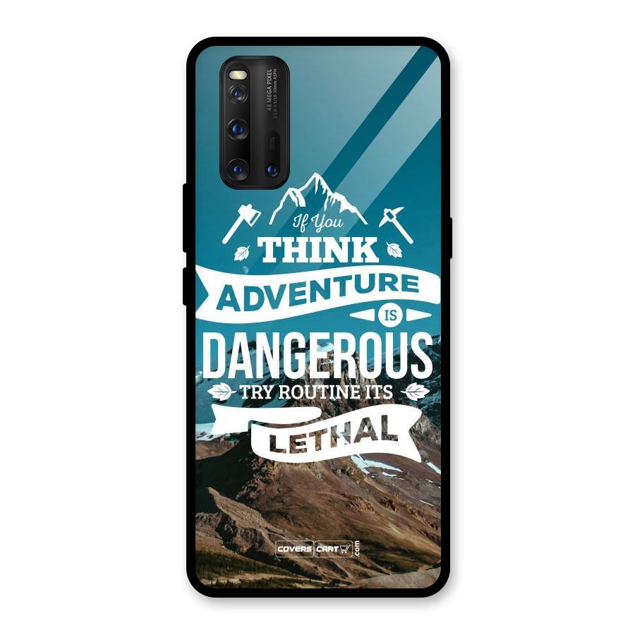 Adventure Dangerous Lethal Glass Back Case for Vivo iQOO 3