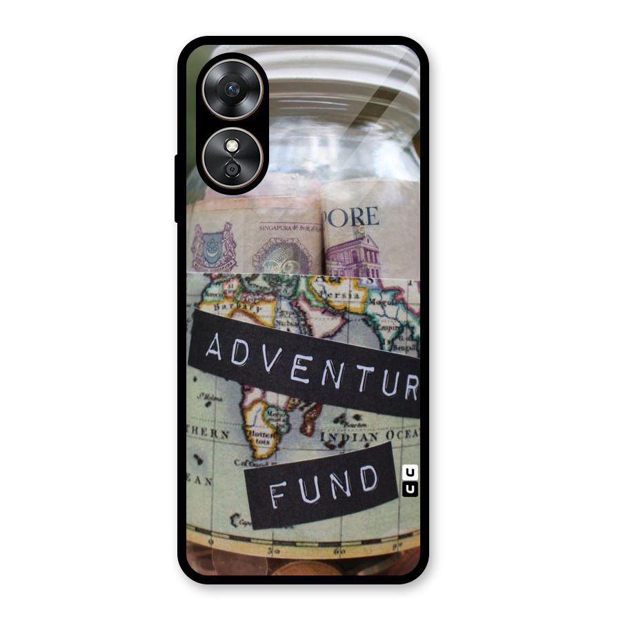 Adventure Fund Glass Back Case for Oppo A17