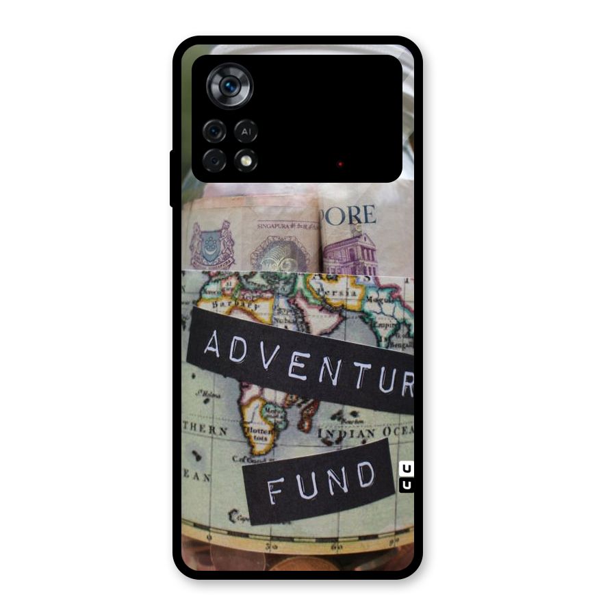 Adventure Fund Glass Back Case for Poco X4 Pro 5G