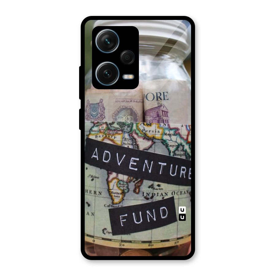 Adventure Fund Glass Back Case for Redmi Note 12 Pro Plus 5G