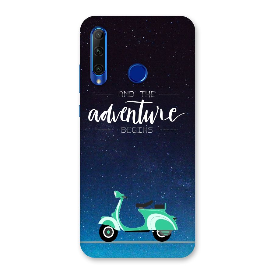 Adventure Scooter Back Case for Honor 20i