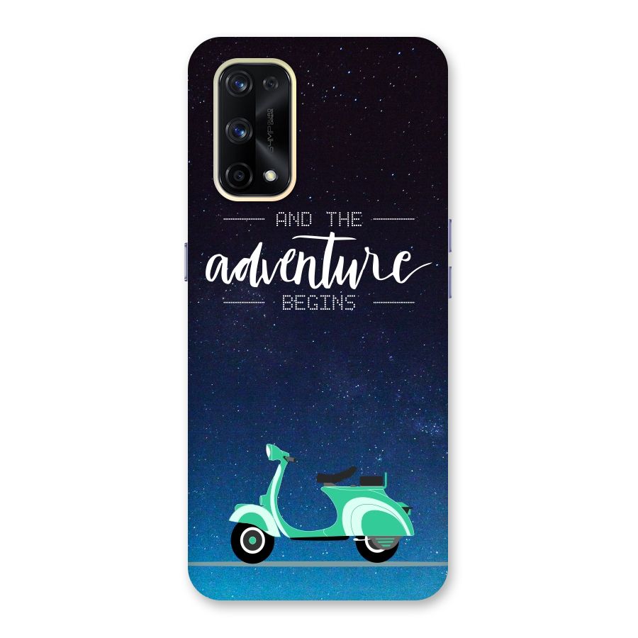 Adventure Scooter Glass Back Case for Realme X7 Pro
