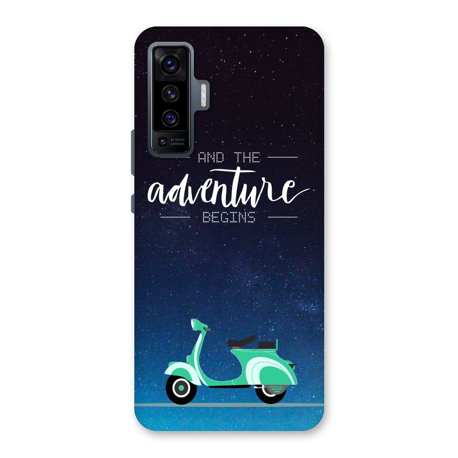 Adventure Scooter Back Case for Vivo X50