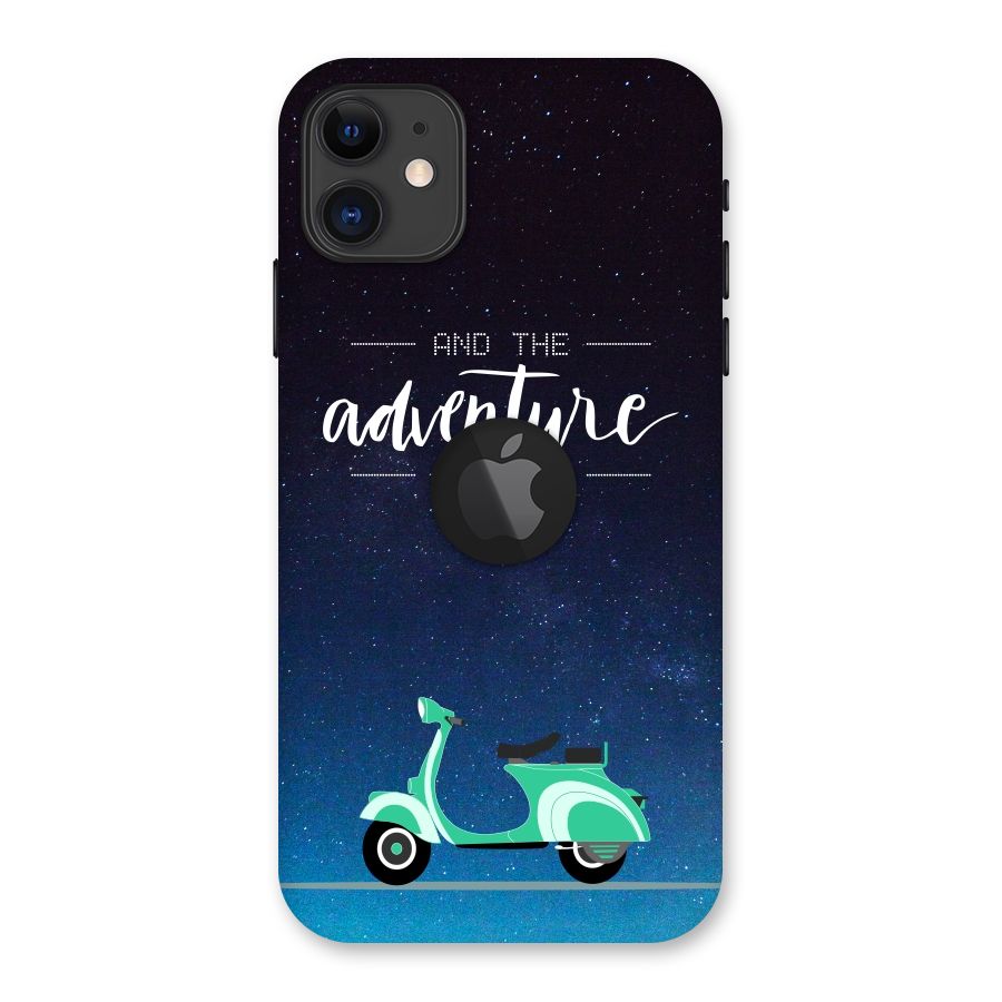 Adventure Scooter Back Case for iPhone 11 Logo Cut