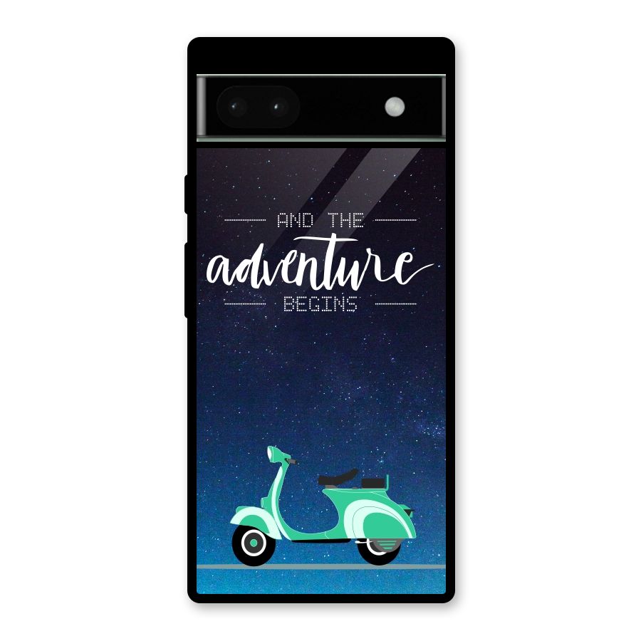 Adventure Scooter Glass Back Case for Google Pixel 6a