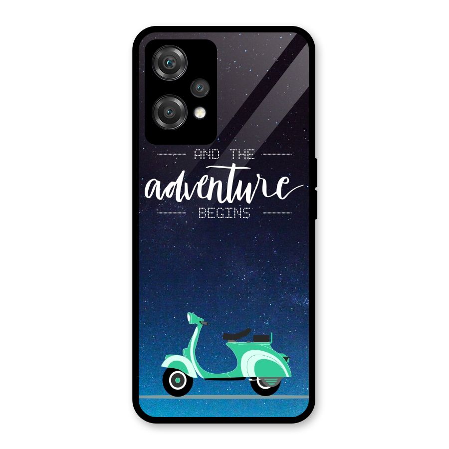 Adventure Scooter Glass Back Case for OnePlus Nord CE 2 Lite 5G