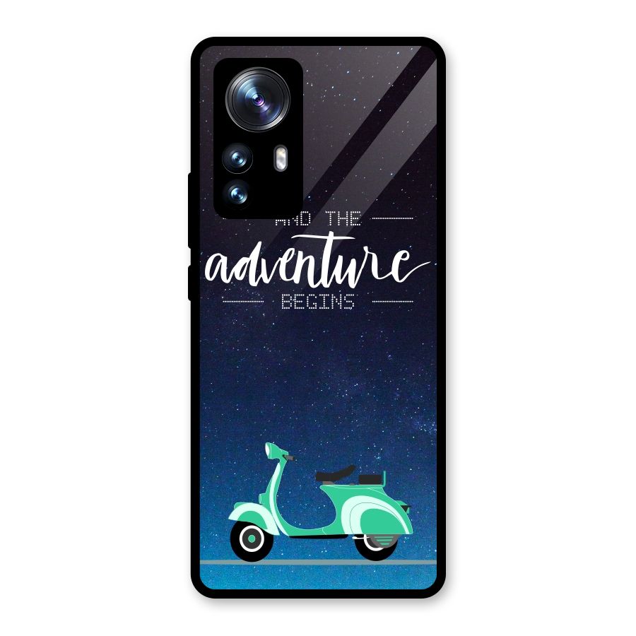 Adventure Scooter Glass Back Case for Xiaomi 12 Pro