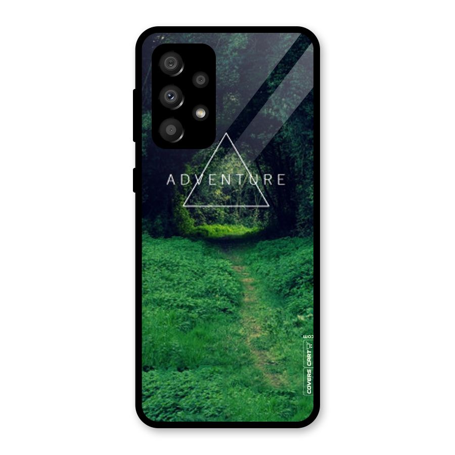 Adventure Take Glass Back Case for Galaxy A32
