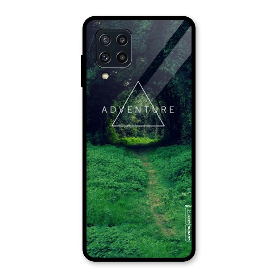 Adventure Take Glass Back Case for Galaxy M32
