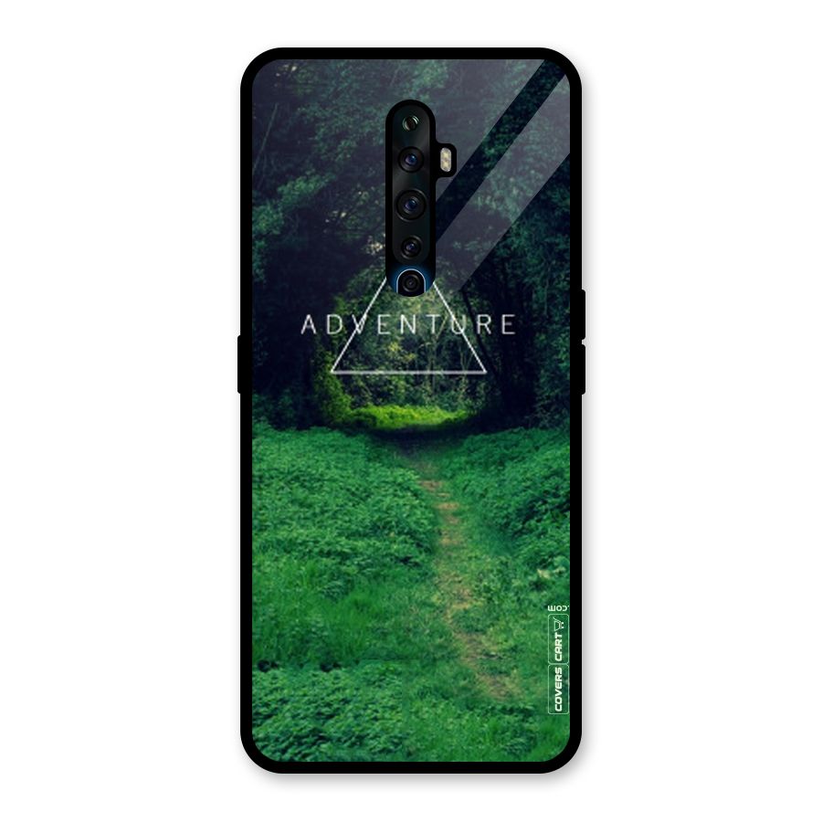 Adventure Take Glass Back Case for Oppo Reno2 F