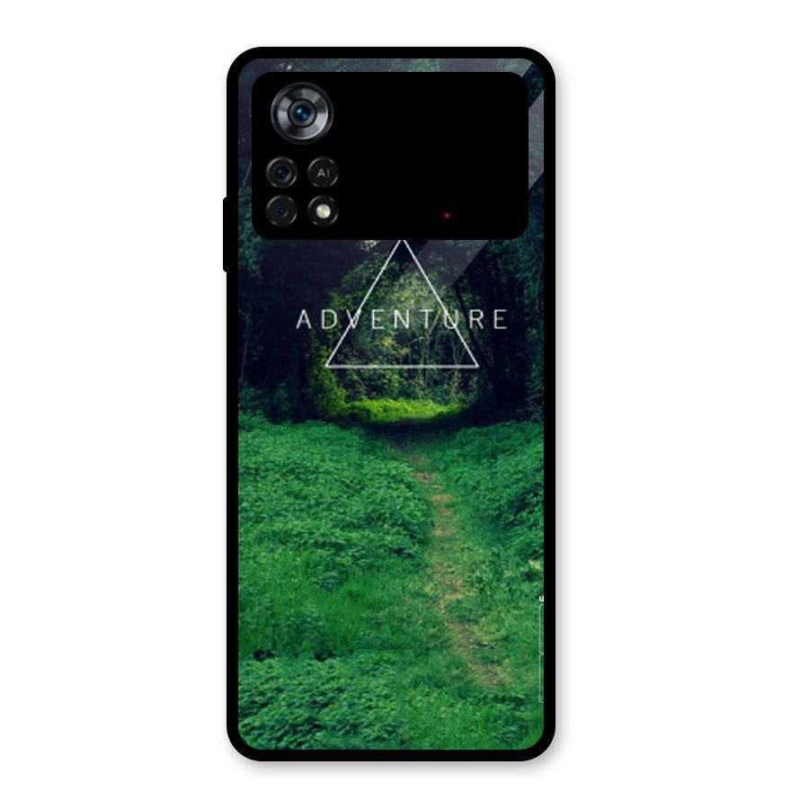 Adventure Take Glass Back Case for Poco X4 Pro 5G