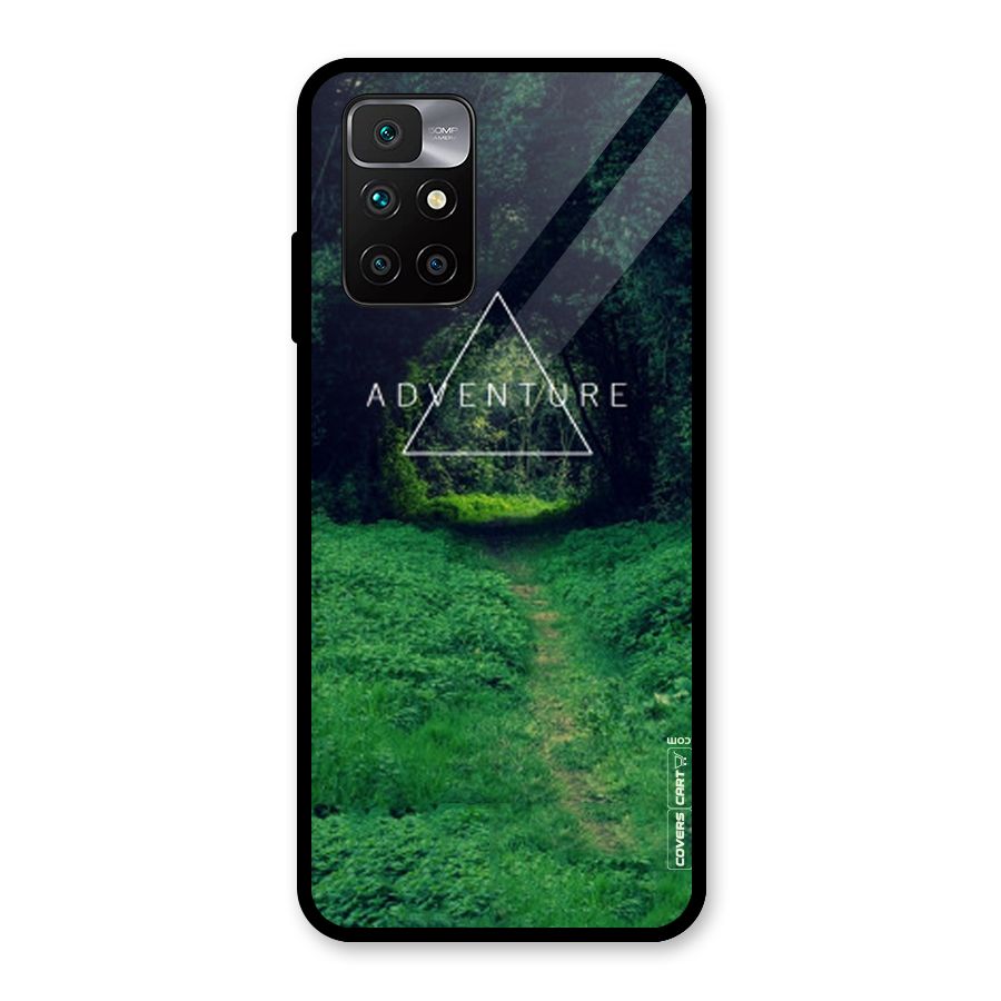 Adventure Take Glass Back Case for Redmi 10 Prime