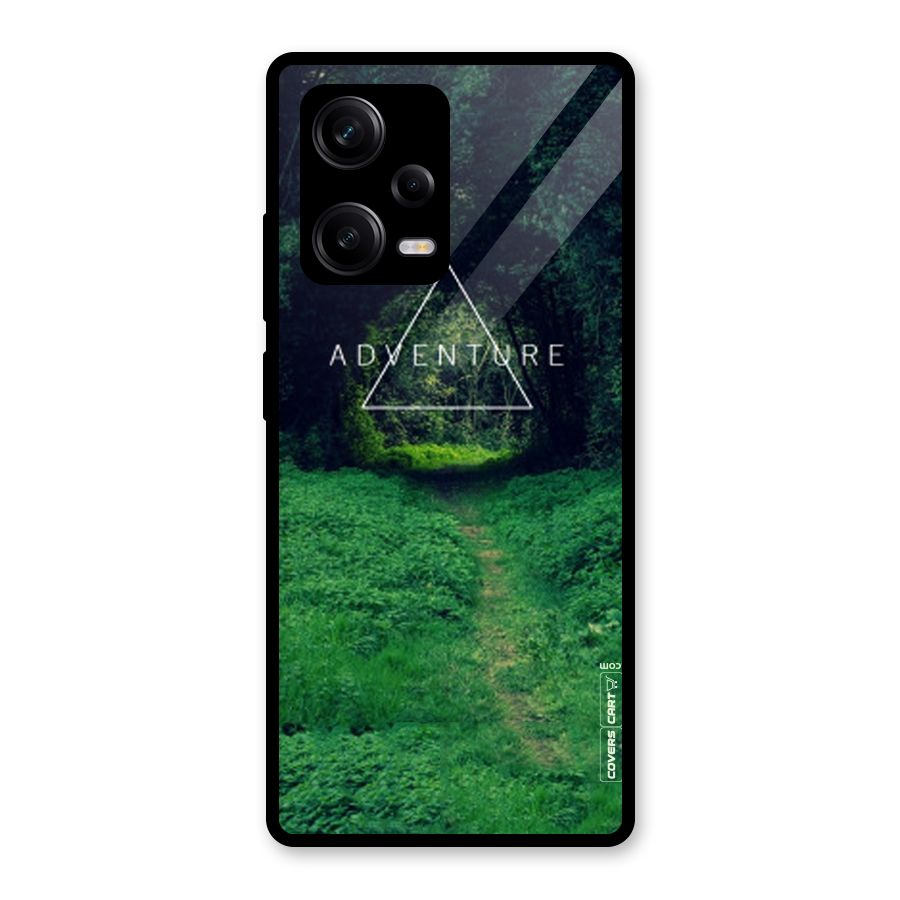 Adventure Take Glass Back Case for Redmi Note 12 Pro