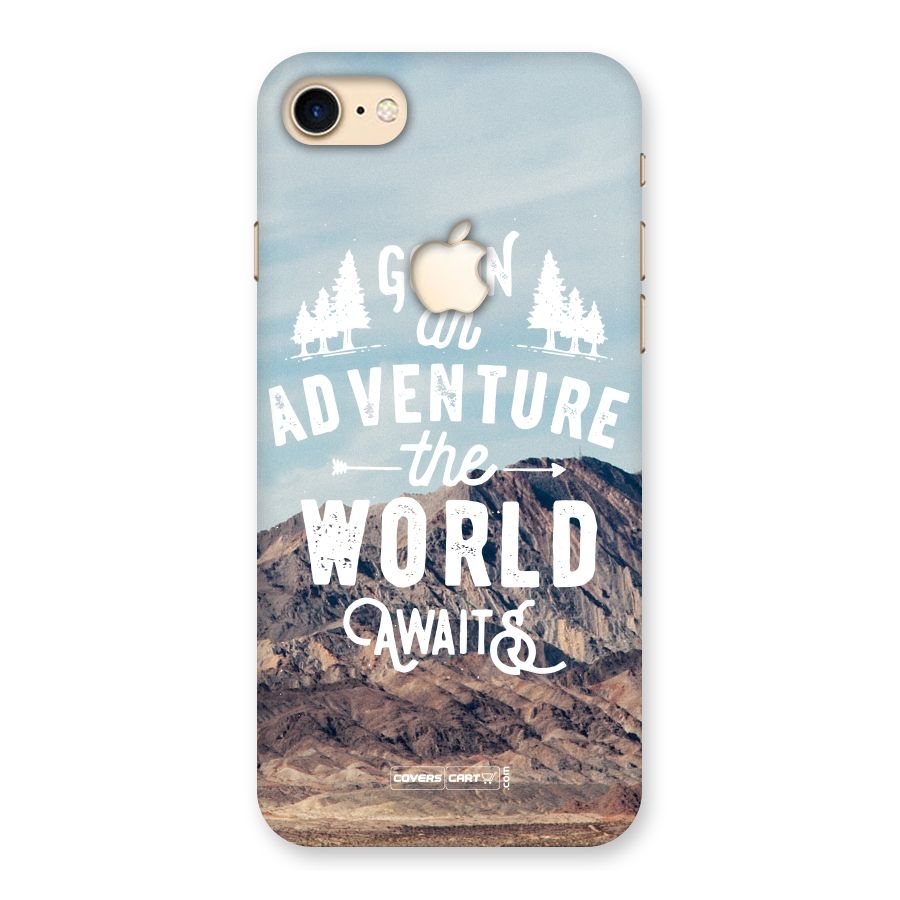 Adventure World Back Case for iPhone 7 Apple Cut