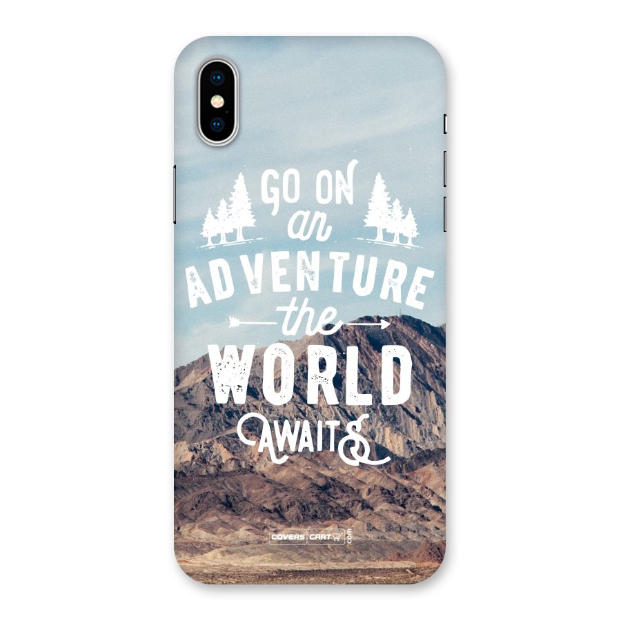 Adventure World Back Case for iPhone XS