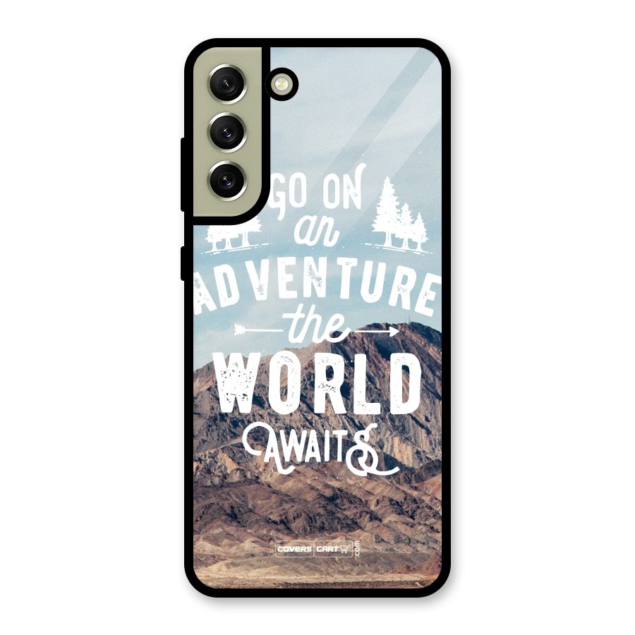 Adventure World Glass Back Case for Galaxy S21 FE 5G