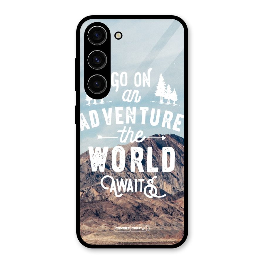 Adventure World Glass Back Case for Galaxy S23