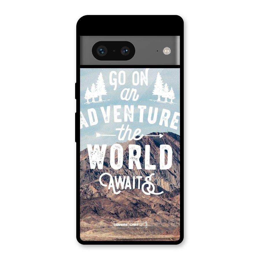 Adventure World Glass Back Case for Google Pixel 7