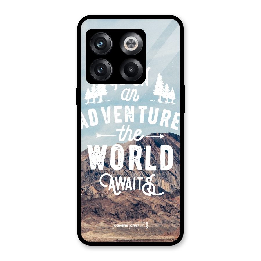 Adventure World Glass Back Case for OnePlus 10T
