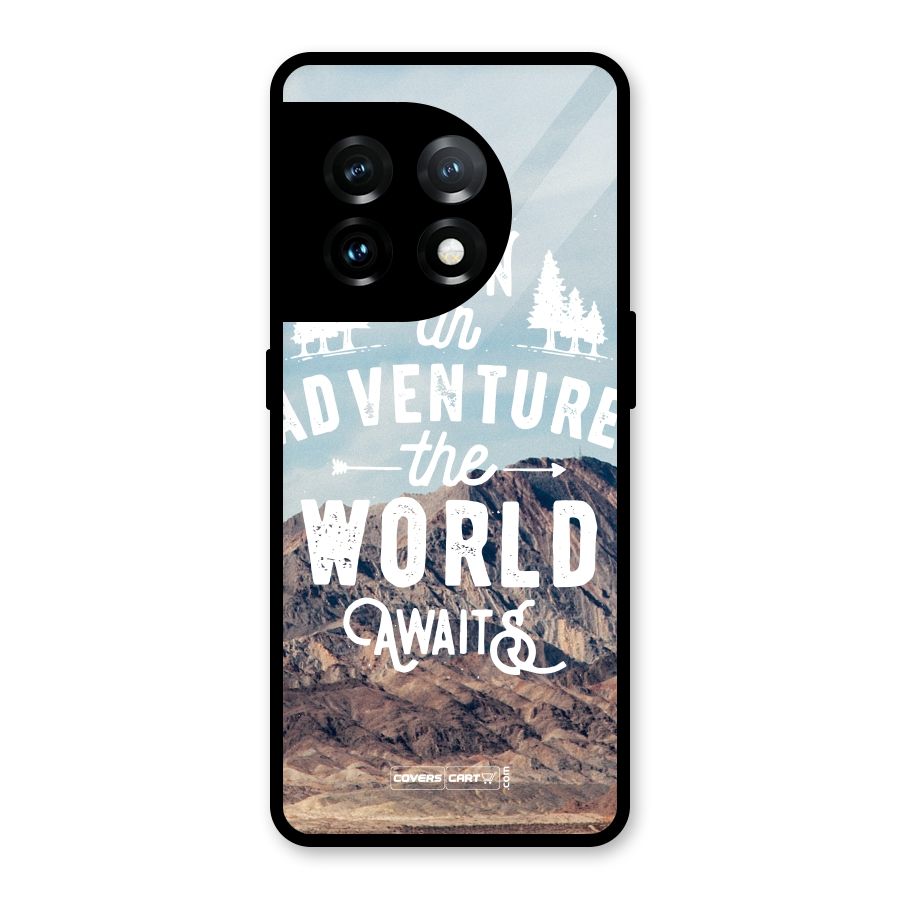 Adventure World Glass Back Case for OnePlus 11