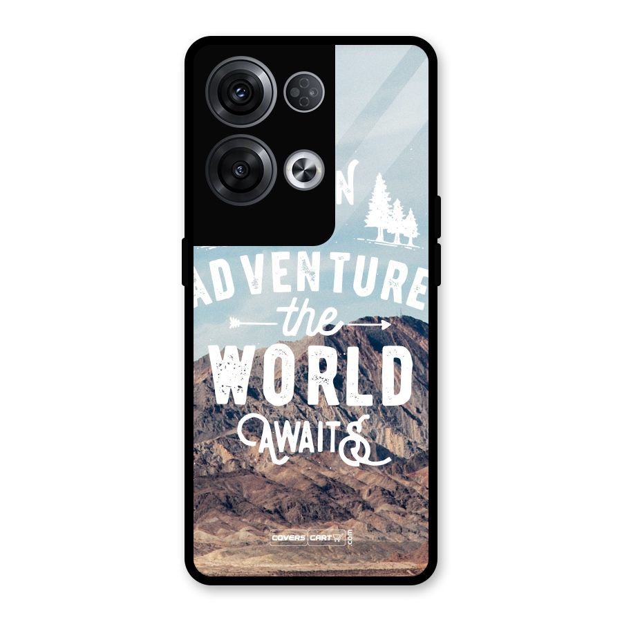 Adventure World Glass Back Case for Oppo Reno8 Pro 5G