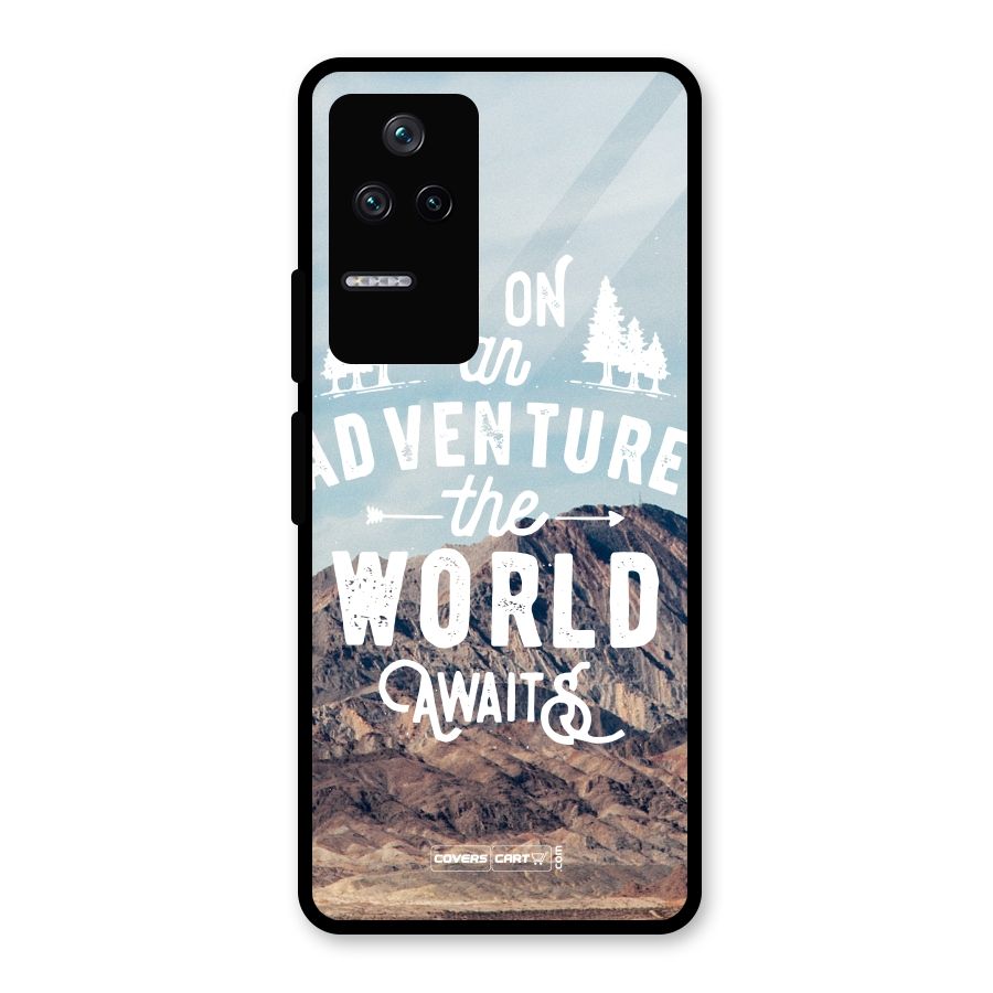 Adventure World Glass Back Case for Poco F4 5G
