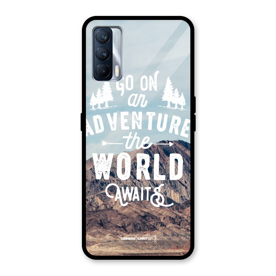 Adventure World Glass Back Case for Realme X7